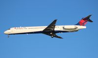 N996DL @ TPA - Delta MD-88 - by Florida Metal