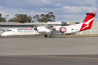 VH-LQM @ YSWG - QantasLink (VH-LQM) Bombardier DHC-8-402Q taxiing at Wagga Wagga Airport. - by YSWG-photography