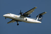OE-LIC @ LGNX - Intersky Dash 8-300 arriving at Naxos coming from Graz - by Stefan Mager