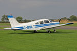 G-BSLT @ EGBR - Piper PA-28-161 at the Real Aeroplane Club's Helicopter Fly-In, Breighton Airfield, North Yorkshire, September 21st 2014. - by Malcolm Clarke