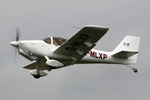 G-MLXP @ EGBR - Europa at the Real Aeroplane Club's Helicopter Fly-In, Breighton Airfield, North Yorkshire, September 21st 2014. - by Malcolm Clarke