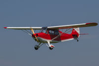 N82881 @ IA27 - Landing at Antique Airfield, Blakesburg - by alanh