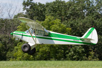 N82968 @ IA27 - Landing at Antique Airfield, Blakesburg - by alanh