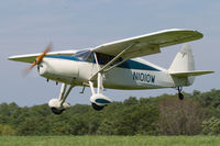 N1010W @ IA27 - Landing at Antique Airfield, Blakesburg - by alanh