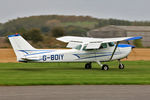 G-BOIY @ EGBR - Cessna 172N Skyhawk at the Real Aeroplane Club's Helicopter Fly-In, Breighton Airfield, North Yorkshire, September 21st 2014. - by Malcolm Clarke