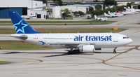 C-FDAT @ FLL - Air Transat A310 - by Florida Metal