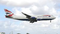 G-BYGC @ MIA - British 747-400