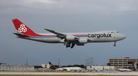 LX-VCE @ MIA - Cargolux 747-800 - by Florida Metal