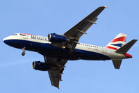 G-EUPE @ EGLL - Airbus A319-131 [1193] (British Airways) Home~G 24/02/2011. Shown here with UPE code on the tail. - by Ray Barber