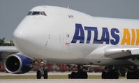 N419MC @ MIA - Atlas 747-400 - by Florida Metal