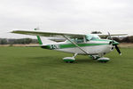 G-AZNO @ X5FB - Cessna 182P Skylane, Fishburn Airfield UK, September 27th 2014. - by Malcolm Clarke