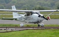 G-EICK @ EGFH - Visitng Cessna Skyhawk. - by Roger Winser