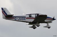 G-JUDE @ EGXW - On approach to Waddington Airshow 2014 - by Clive Pattle