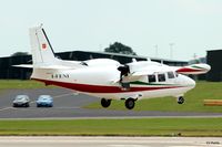 I-FENI @ EGXW - Touchdown at RAF Waddington Airshow 2014 - by Clive Pattle