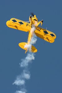 F-GKGZ @ LFRU - Pitts S-2A Special, Solo display, Morlaix-Ploujean airport (LFRU-MXN) air show in september 2014 - by Yves-Q