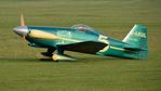 G-ARUL @ EGTH - 1. G-ARUL preparing to depart the rousing season finale Race Day Air Show at Shuttleworth, Oct. 2014. - by Eric.Fishwick