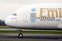 A6-EDS @ EGCC - Close up at Manchester - by Clive Pattle