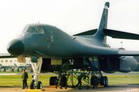 86-0126 @ EGUN - Scanned from print. Pictured at the 1996 Mildenhall Airshow whilst serving with USAF 28BS/7WG at Dyess AFB - by Clive Pattle