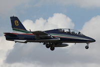 MM54482 @ LMML - MB339 MM54482/8 Frecce Tricolori Italian Air Force - by Raymond Zammit