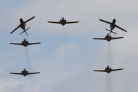 E25-87 @ LMML - Aguila Spanish Air Force Team during Malta International Airshow 2014 - by Raymond Zammit