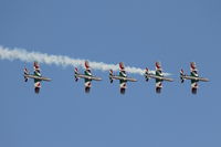 MM54538 @ LMML - MB339s Frecce Tricolori Italian Air Force Malta International Airshow2014 - by Raymond Zammit