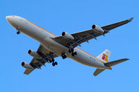 EC-GHX @ EGLL - Airbus A340-313 [134] (Iberia) Home~G 18/04/2013. On approach 27R. - by Ray Barber