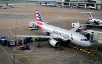 N93003 @ KDFW - Gate C30 DFW New Airbus with winglets - by Ronald Barker