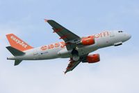 G-EZDI @ LFRB - Airbus A319-111, Take off rwy 07R, Brest-Bretagne airport (LFRB-BES) - by Yves-Q