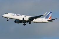 F-HBLC @ LFRB - Embraer ERJ-190LR, Short approach rwy 25L, Brest-Bretagne airport (LFRB-BES) - by Yves-Q