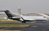 N709FG @ EGLF - Executive arrival. - by kenvidkid