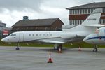 N990MM @ EGGW - 1982 Dassault Falcon 50, c/n: 105 at Luton - by Terry Fletcher