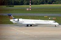 D-ACNF @ EDDH - Canadair CRJ- 900LR [15243] (Lufthansa Regional/Eurowings) Hamburg-Fuhlsbuettel~D 16/08/2013 - by Ray Barber