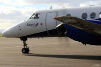 G-MAJE @ EGPN - Close up on the ramp at Dundee Riverside EGPN - by Clive Pattle