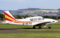 G-KEYS @ EGPN - Parked up at Dundee Riverside EGPN - by Clive Pattle