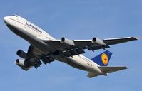 D-ABVT @ EDDF - Lufthansa B744 lifting-off from its base FRA. - by FerryPNL