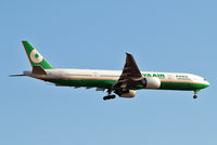 B-16707 @ EGLL - Boeing 777-35EER [33751] (EVA Air ways) Home~G 03/08/2013. On approach 27L. - by Ray Barber
