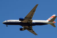 G-YMMG @ EGLL - Boeing 777-236ER [30308] (British Airways) Home~G 01/08/2013. On approach 27R. - by Ray Barber
