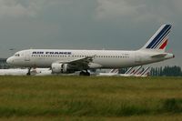 F-GKXJ @ LFPG - Airbus A320-214, Reverse thrust landing rwy 26L, Roissy Charles De Gaulle Airport (LFPG-CDG) - by Yves-Q