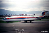 N7441U @ KSJC - United 727 arriving at San Jose, CA - by tom vance