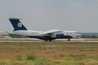 4K-AZ101 @ EDDP - One of two Silk Way IL 79 connecting LEJ with GYD is leaving via rwy 26L... - by Holger Zengler