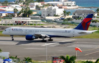 N635DL @ TNCM - Departing St Maarten. - by kenvidkid