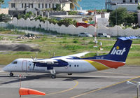 V2-LGB @ TNCM - Departing St Maarten. - by kenvidkid