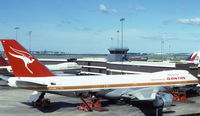 VH-EBK @ YSSY - Qantas Boeing 747-238B at Sydney Airport in 1982 - by Peter Lea
