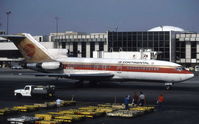 N40484 @ LAX - Boeing 727 N40484 at Los Angeles Airport in 1989 - by Peter Lea