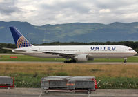 N648UA @ LSGG - Taxiing holding point rwy 23 for departure... - by Shunn311
