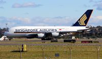 9V-SKC @ YSSY - Singapore Airlines Airbus A380 9V-SKC at Sydney Airport - by Peter Lea