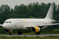 EC-ICR @ LFRB - Airbus A320-211, Take off rwy 25L, Brest-Bretagne airport (LFRB-BES) - by Yves-Q