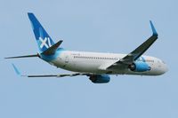 F-HAXL @ LFRB - Boeing 737-8Q8, Take off rwy 07R, Brest-Bretagne airport (LFRB-BES) - by Yves-Q