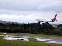 EI-EZV @ EGPH - About to touch down at Edinburgh - by Clive Pattle