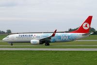 TC-JGU @ LOWW - Boeing 737-8F2 [34418] (THY Turkish Airlines) Vienna-Schwechat~OE 13/09/2007 - by Ray Barber